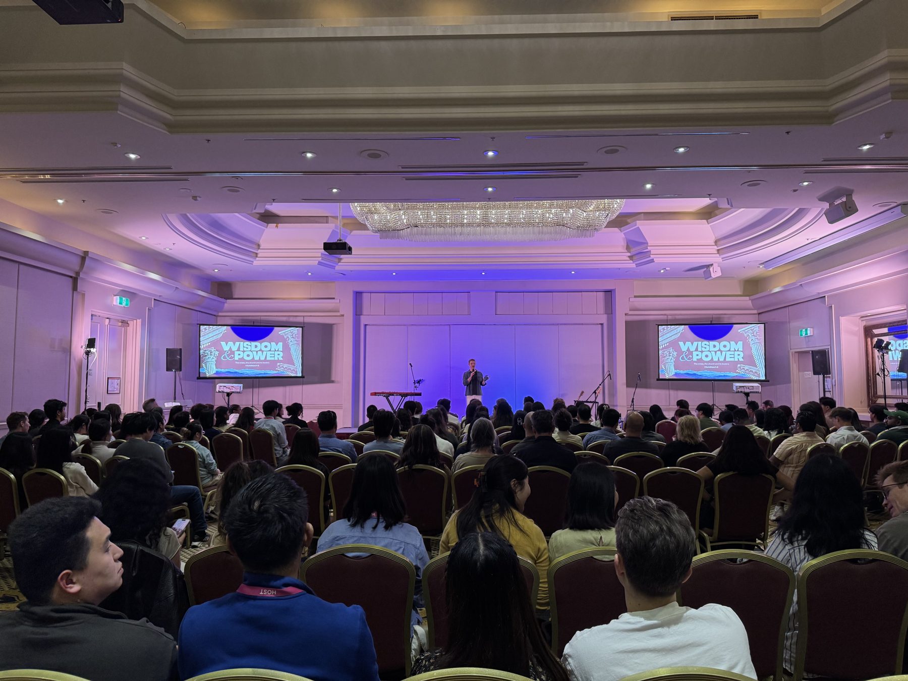 Grace City’s first Sunday in the Mascot Ballroom at Stamford Plaza